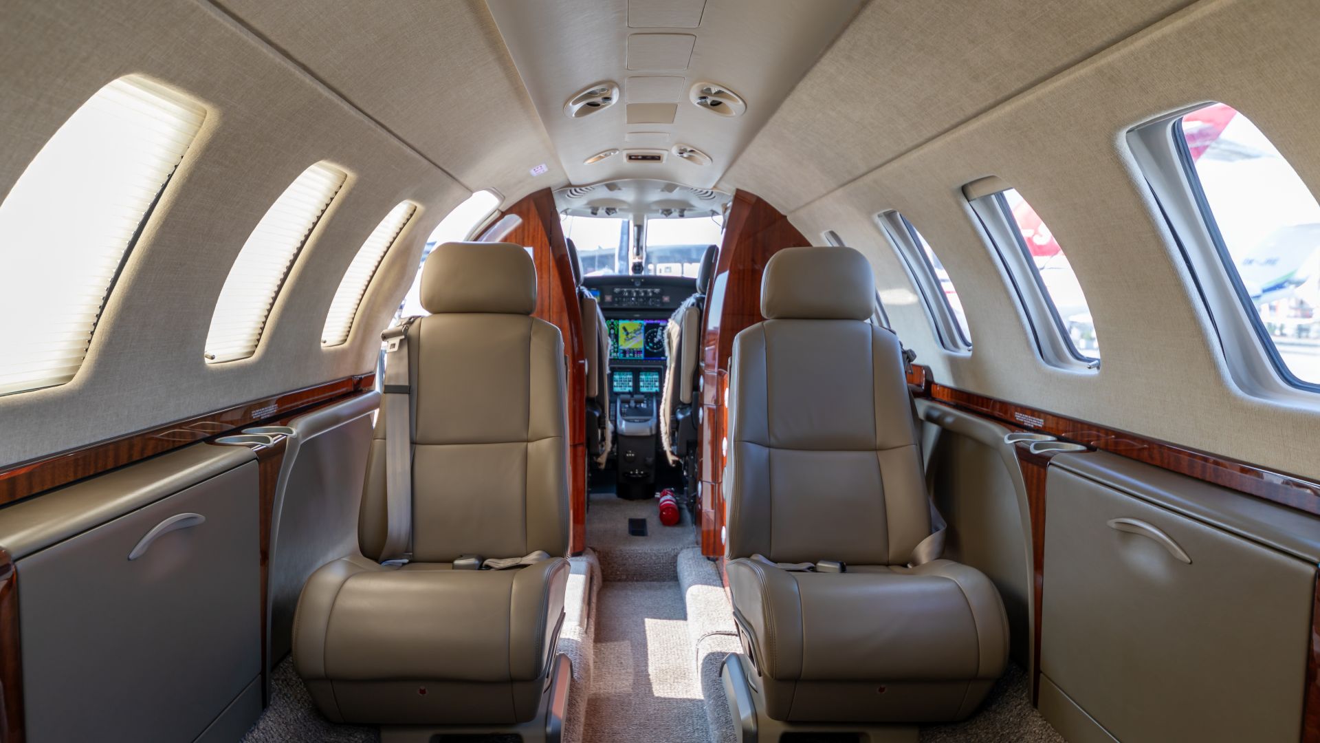 Citation CJ3+ cabin interior
