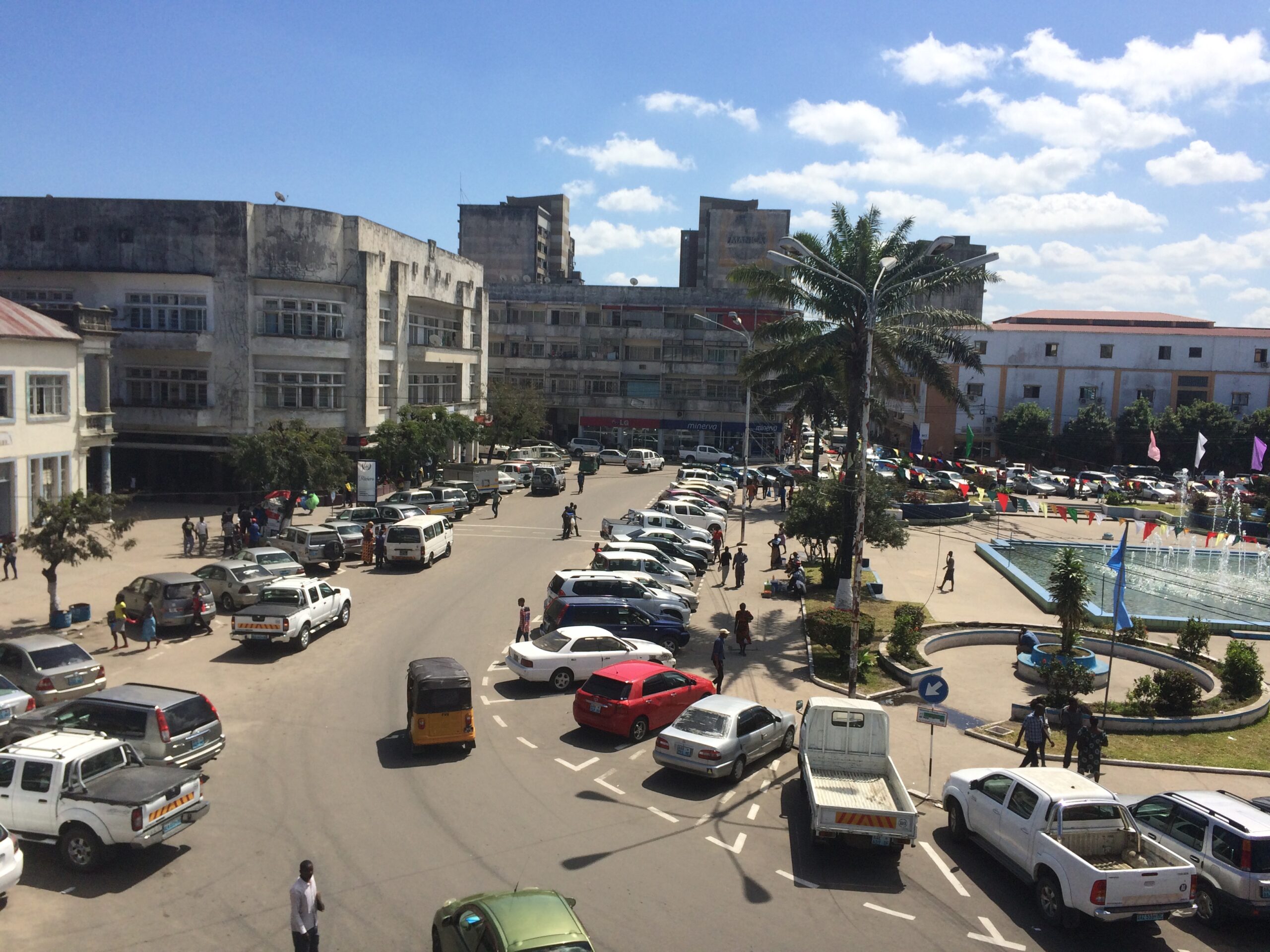 Municipal square in Beira, Mozambique