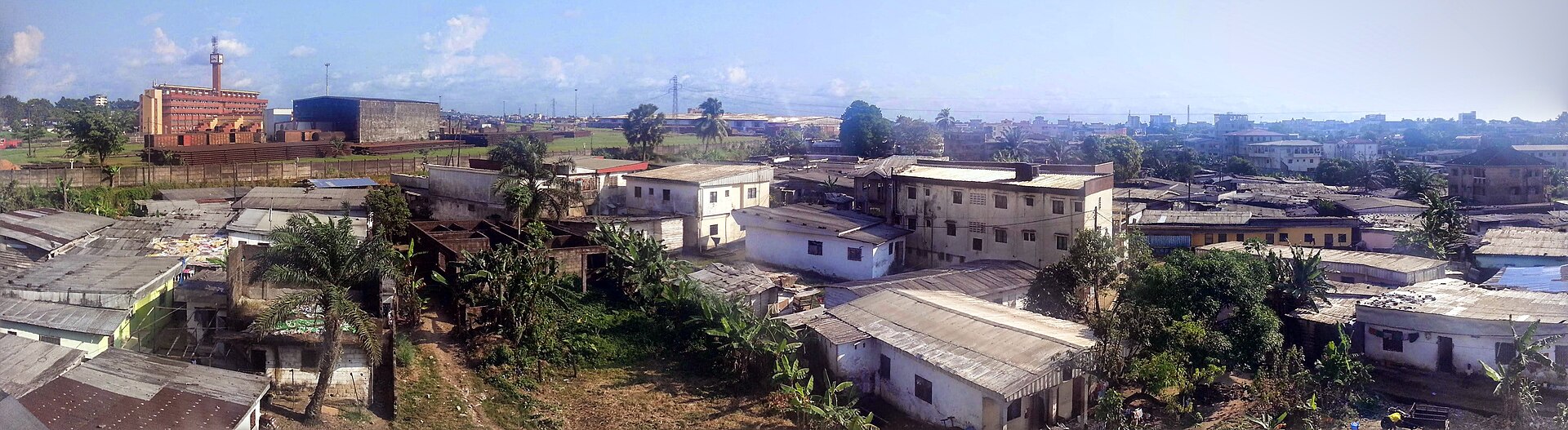 Panorama of Douala, Cameroon
