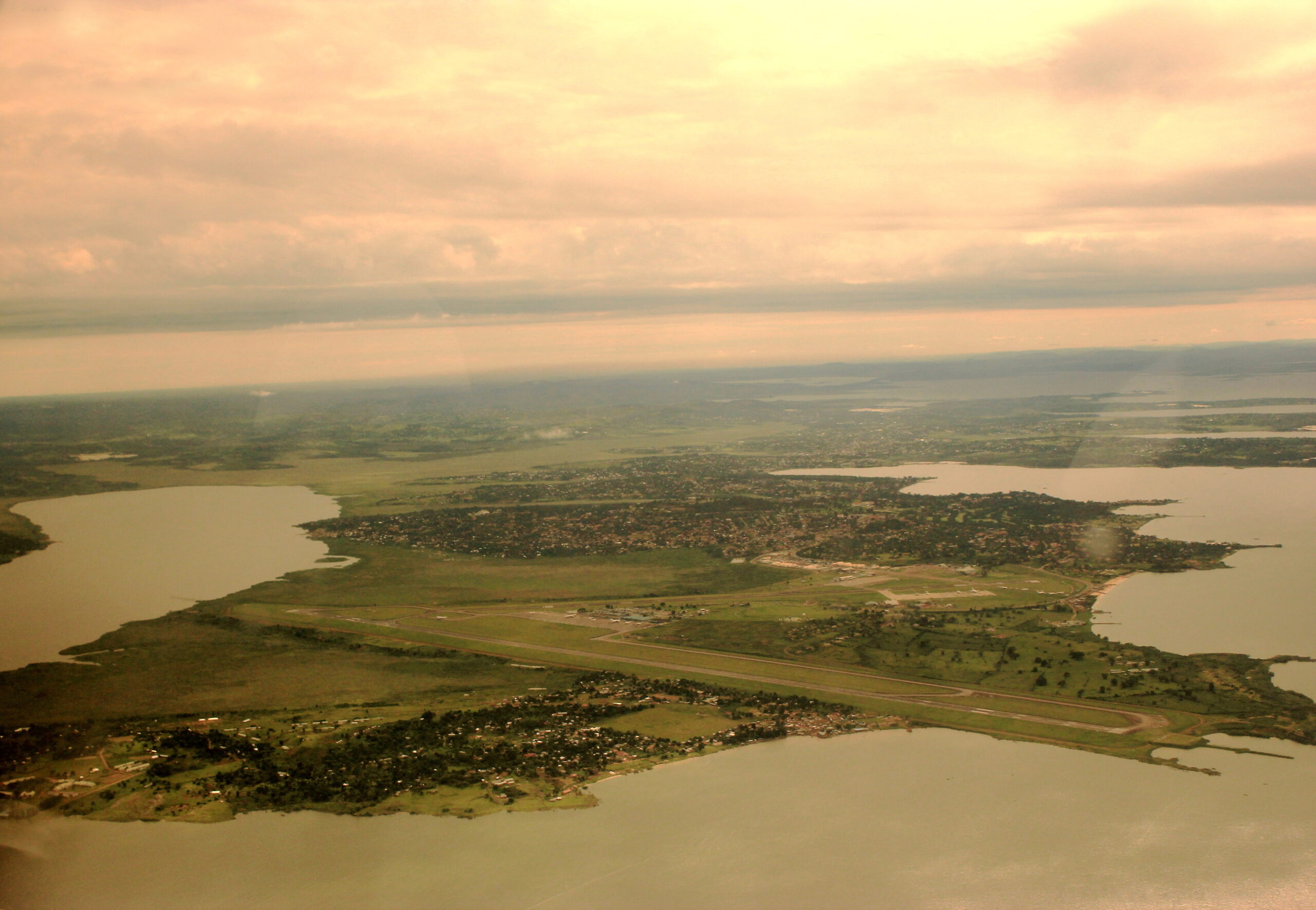 Entebbe on Lake Victoria in Uganda