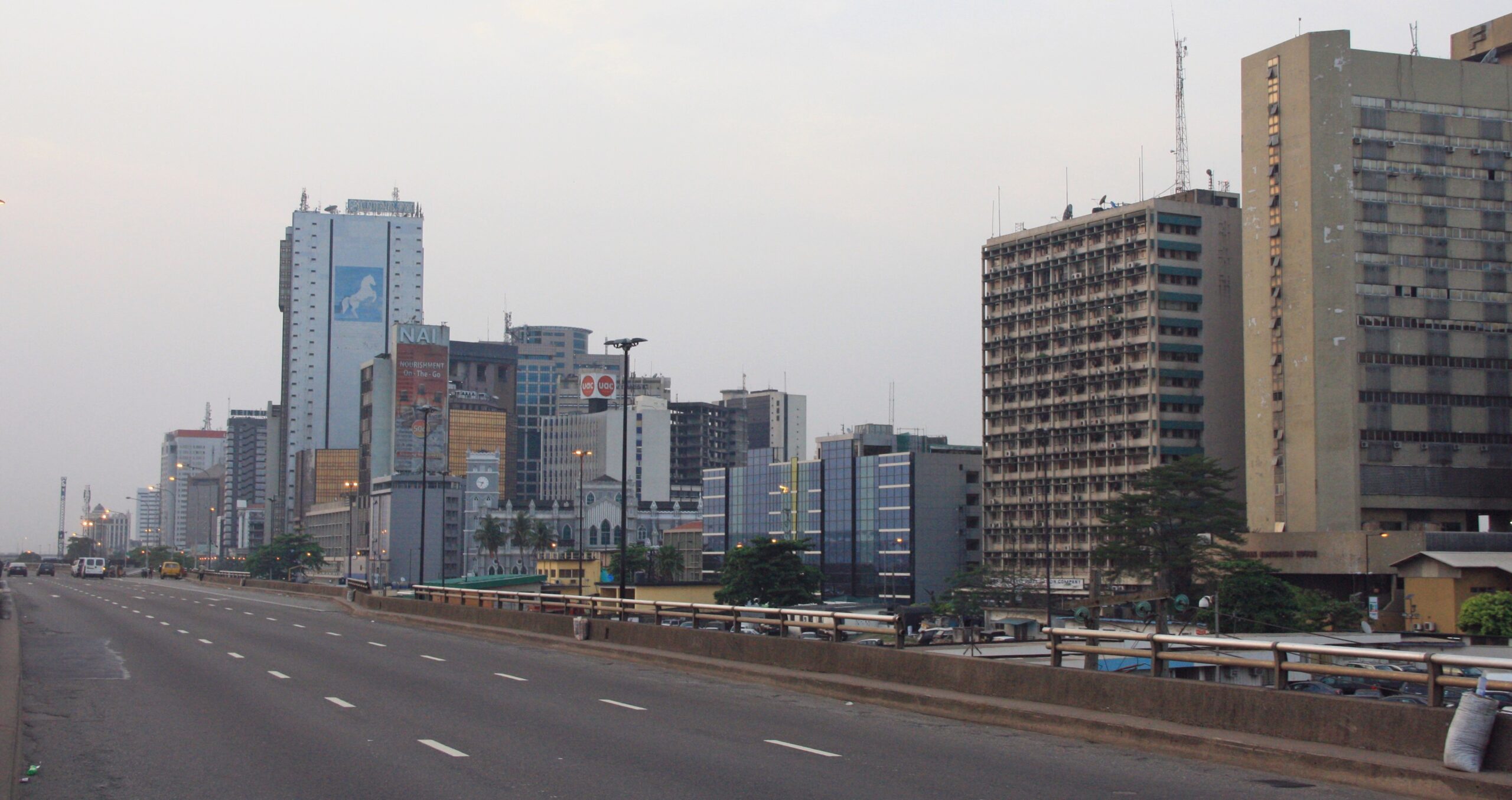 Lagos skyline in Nigeria