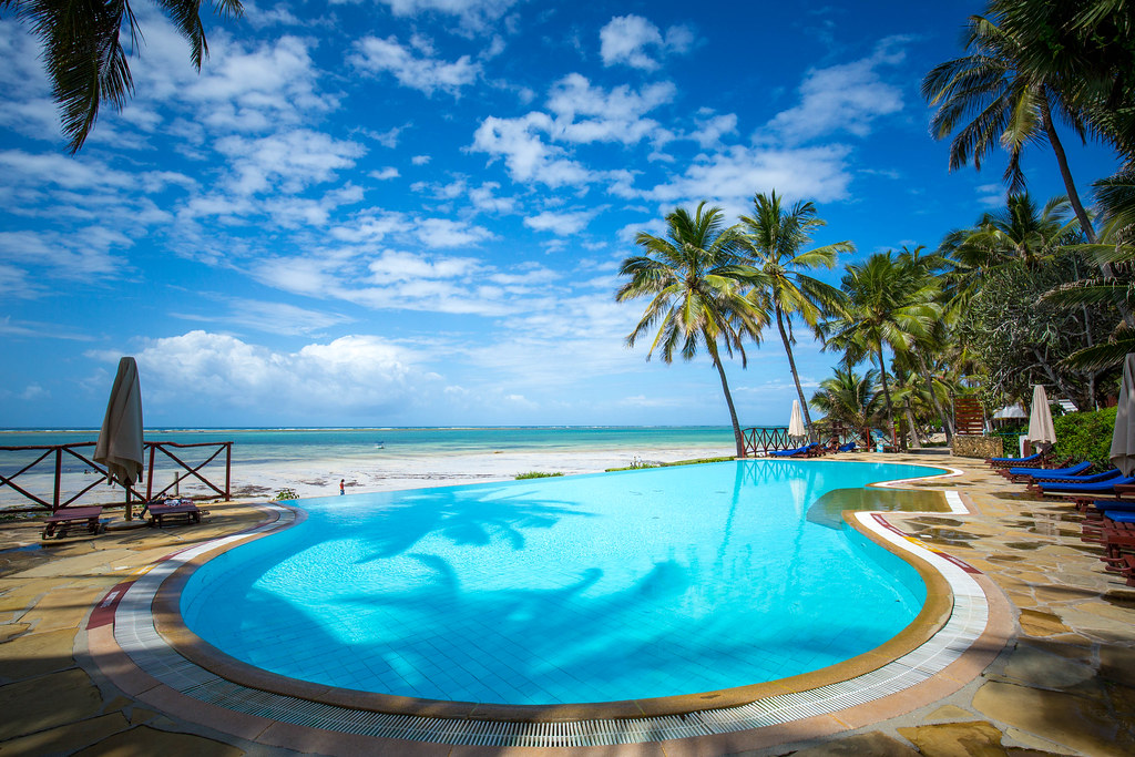 Nyali Beach on the Mombasa coast