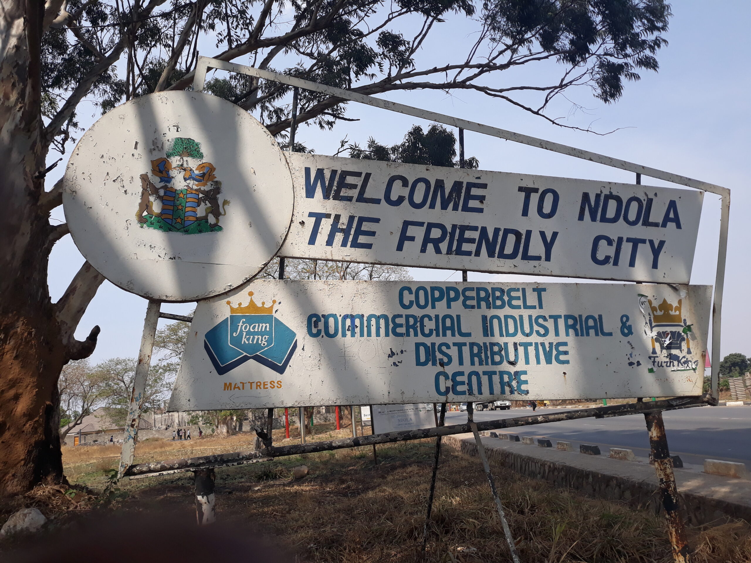 Ndola city in Zambia